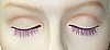 Purple Color Eyelashes